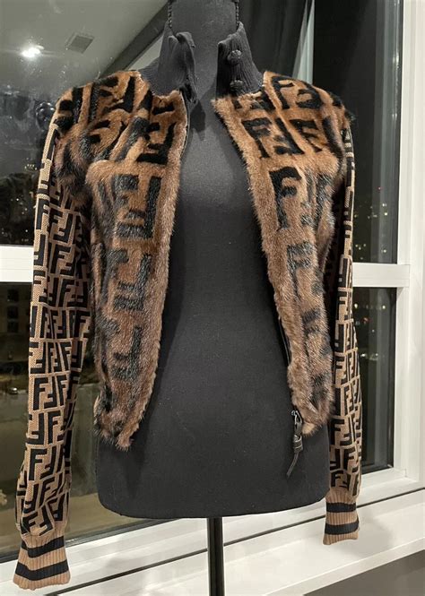 fendi vest with fur pockets|fendi brown mink vests.